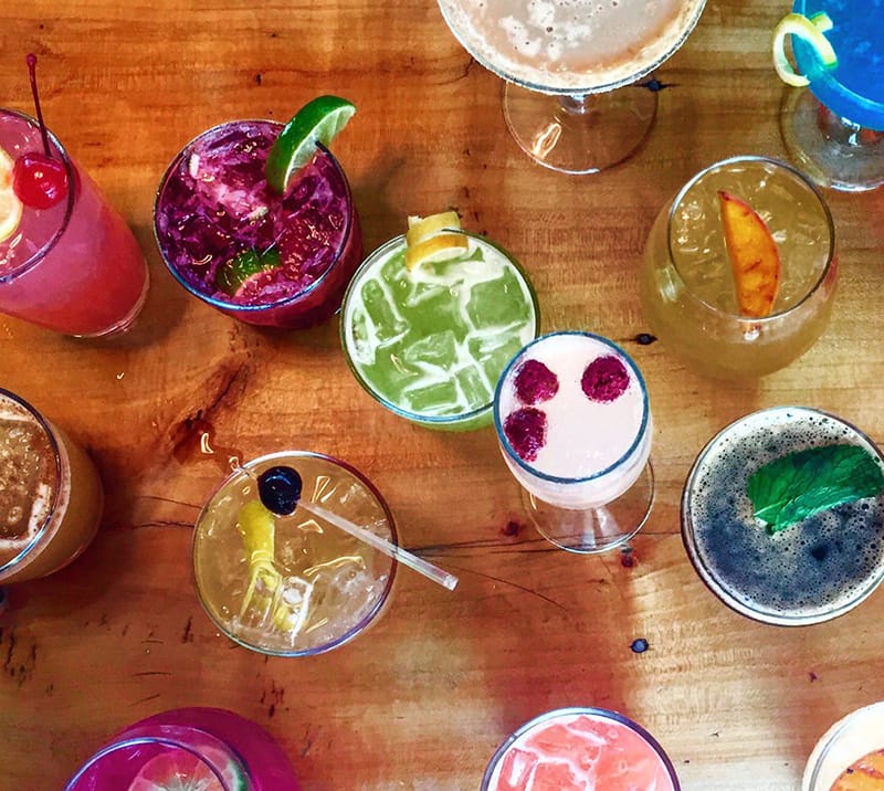 Drinks from above