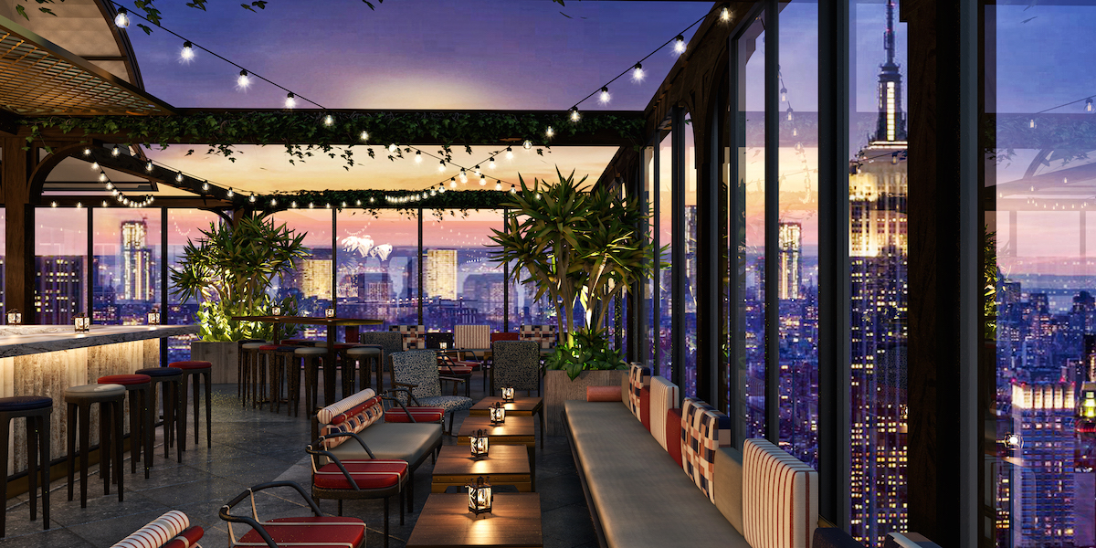 Rooftop rendering