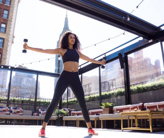 Open Air Socially Distanced #SweatAtMoxy with beRevolutionarie
