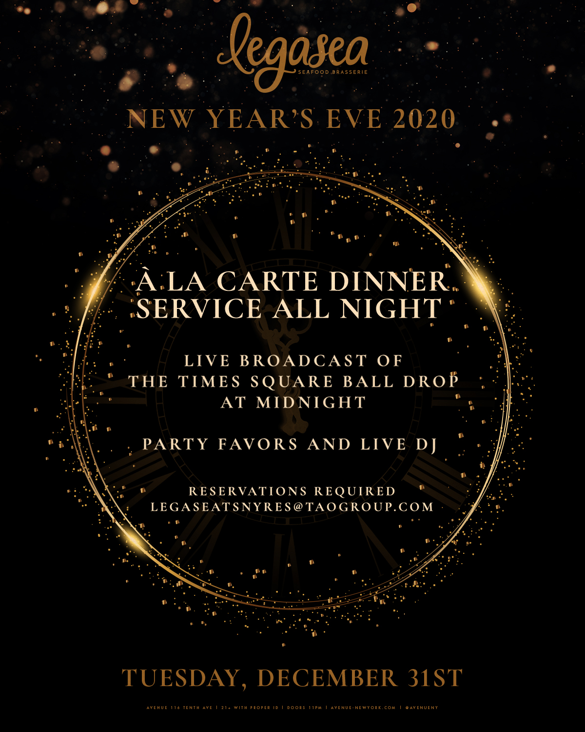 Legasea New Year’s Eve